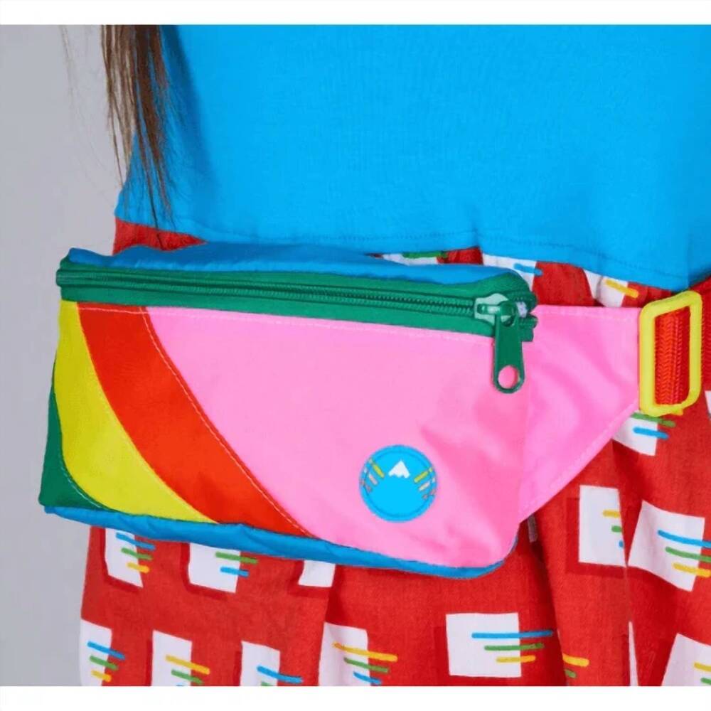 NEW MOKUYOBI women's bubble gummy fanny pack bag in multi
